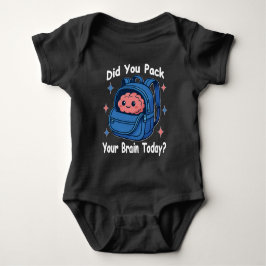 Cute “Did You Pack Your Brain Today?” Brain Pun T Shirt