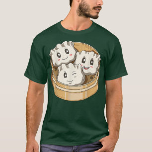 Cute Dim Sum Dumpling Älskare Funny Dumplings Kawa T Shirt