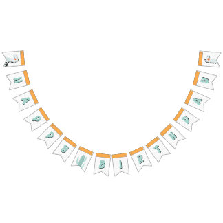 Cute Dino Dinosaurs Födelsedagsfest Vimplar