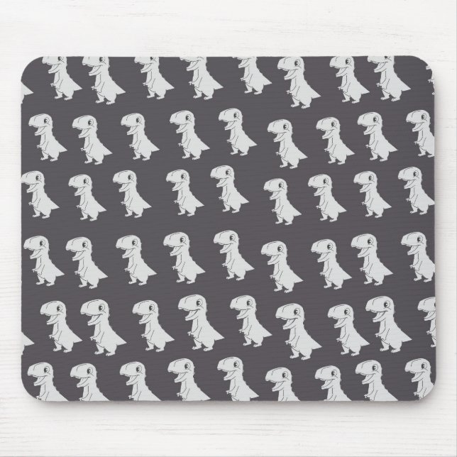 Cute Dino Mönster Musmatta (Framsidan)