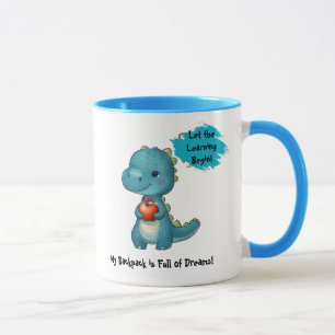 Cute Dino-ryggsäck, för barn Mugg