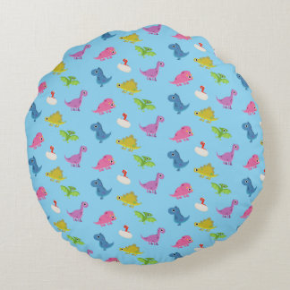 Cute Dinos Rund Kudde