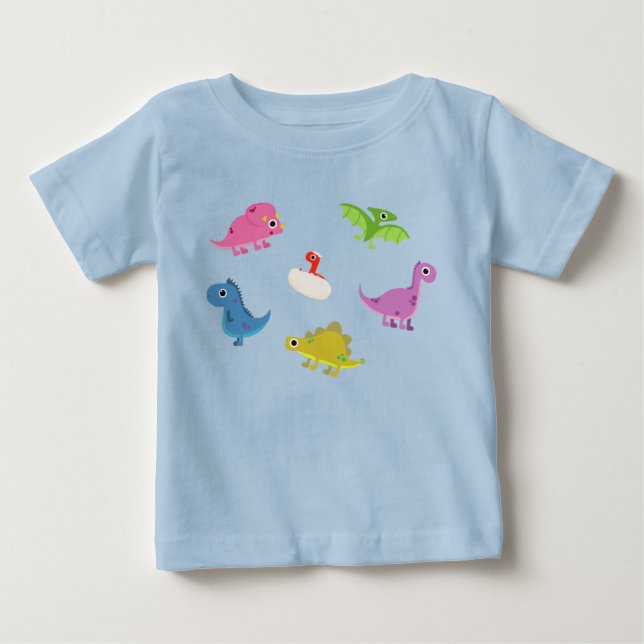 Cute Dinos T Shirt (Framsida)