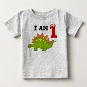 Cute Dinosaur 1:a födelsedagen Tröja