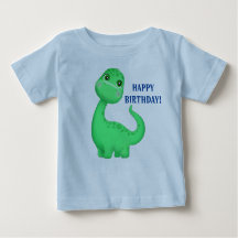 Cute Dinosaur Baby Bra Jersey Text Change T-Shirt