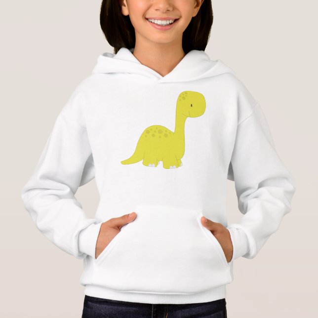 Cute Dinosaur, Baby Dinosaur, Dino, Brontosaurus T Shirt (Framsida)