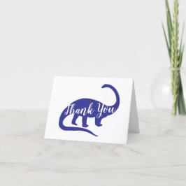 Cute Dinosaur Baby Shower Dino Rosa Girl Tack Kort
