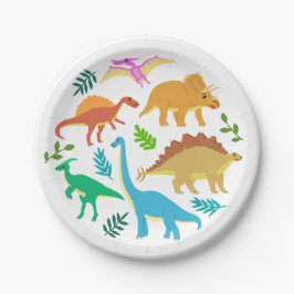 Cute Dinosaur Birthday Colorful