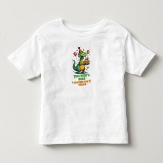 Cute Dinosaur Birthday Shirt för 4-åringar T