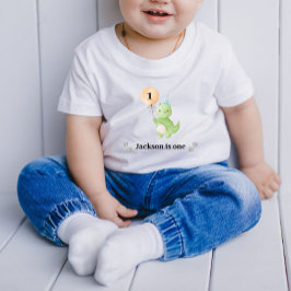 Cute Dinosaur Birthday T Shirt