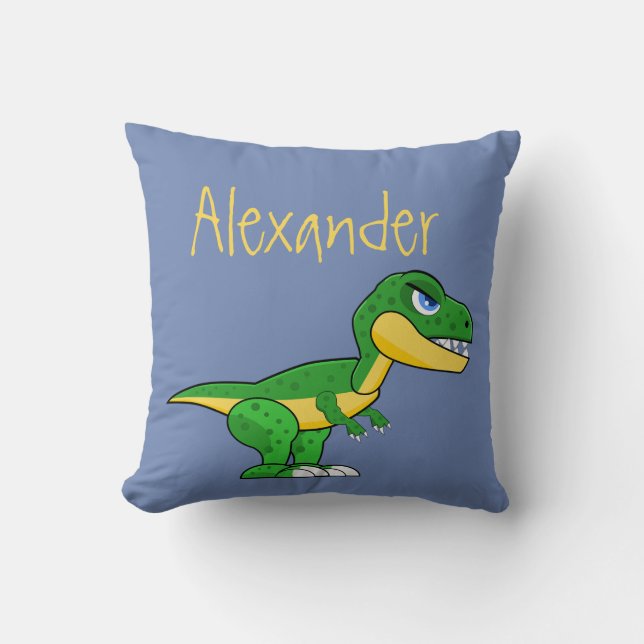 Cute Dinosaur Boys Bedroom Decor Kudde (Framsida)