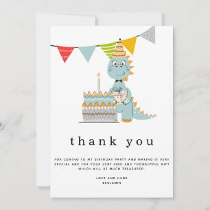 Cute Dinosaur Cake Barns födelsedag Tack