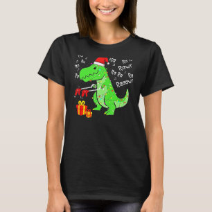 Cute Dinosaur Fa Ra Ra Rawr Rawr jul Rex Xma T Shirt