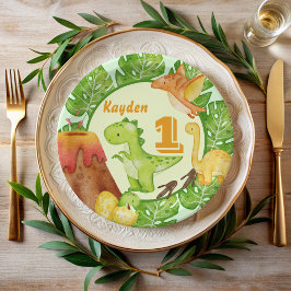 Cute Dinosaur födelsedagsfest personlig