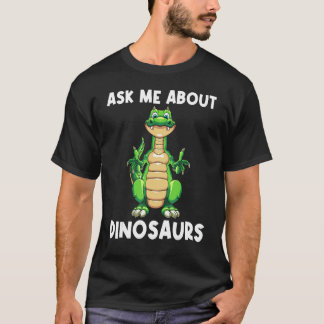 Cute Dinosaur För manar Women Dino Utdödar Dinosau T Shirt