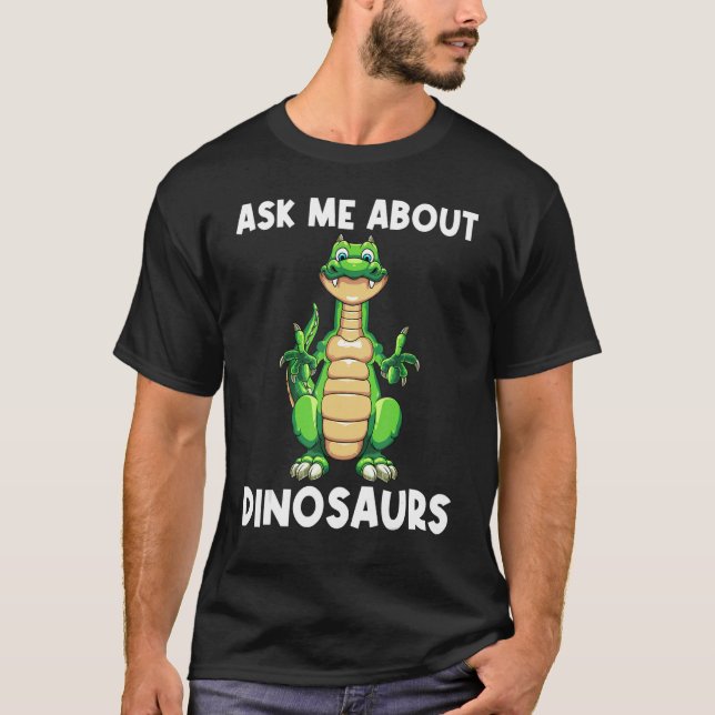 Cute Dinosaur För manar Women Dino Utdödar Dinosau T Shirt (Framsida)