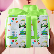 Cute Dinosaur Golf ThLED Kids Grattis på födelseda