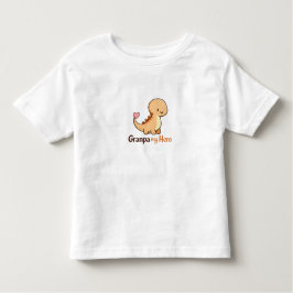 Cute Dinosaur Granpa My Hero Toddler T-Shirt | Gra