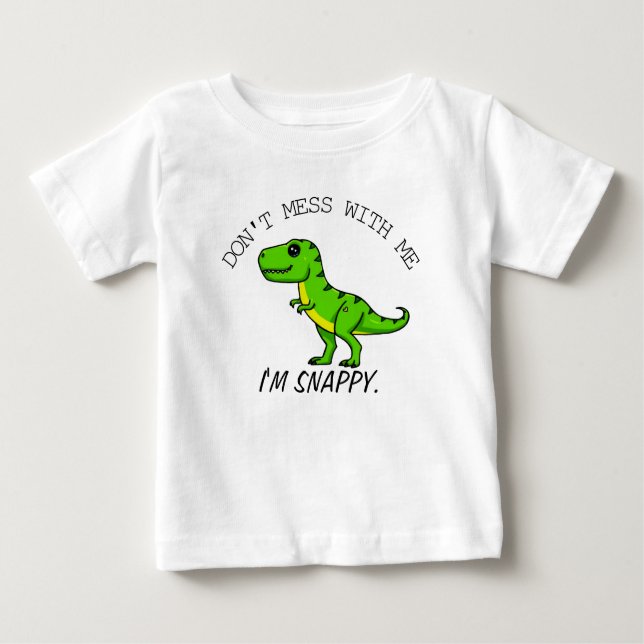 Cute Dinosaur, jag är en gåva till Pojke T Shirt (Framsida)
