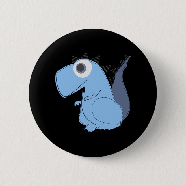 Cute Dinosaur Knapp (Framsida)