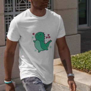 Cute Dinosaur med öron T Shirt