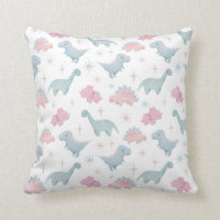 Cute Dinosaur Mönster Girls Nursery Room