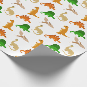 Cute Dinosaur Mönster Presentpapper