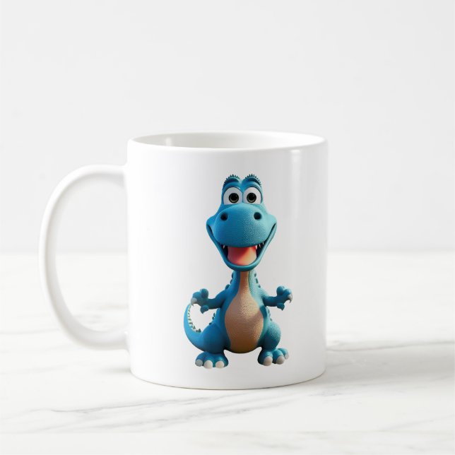 Cute Dinosaur Mugg (Vänster)
