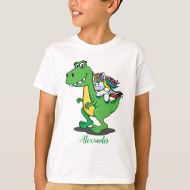 Cute dinosaur och Unicorn T Shirt