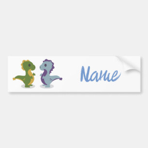 Cute Dinosaur Pair Thunder_Cove Bildekal
