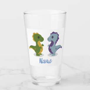 Cute Dinosaur Pair Thunder_Cove Glaskopp