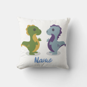 Cute Dinosaur Pair Thunder_Cove Kudde