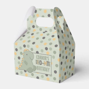 Cute Dinosaur Polka Dot Anpassningsbar födelsedag Presentaskar