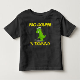 Cute Dinosaur Pro Golfer in Training T Shirt
