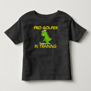 Cute Dinosaur Pro Golfer in Training T Shirt