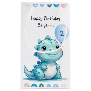 Cute Dinosaur roar Boy Grattis på födelsedagen par