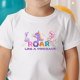 Cute Dinosaur Roar Småbarn T-Shirt