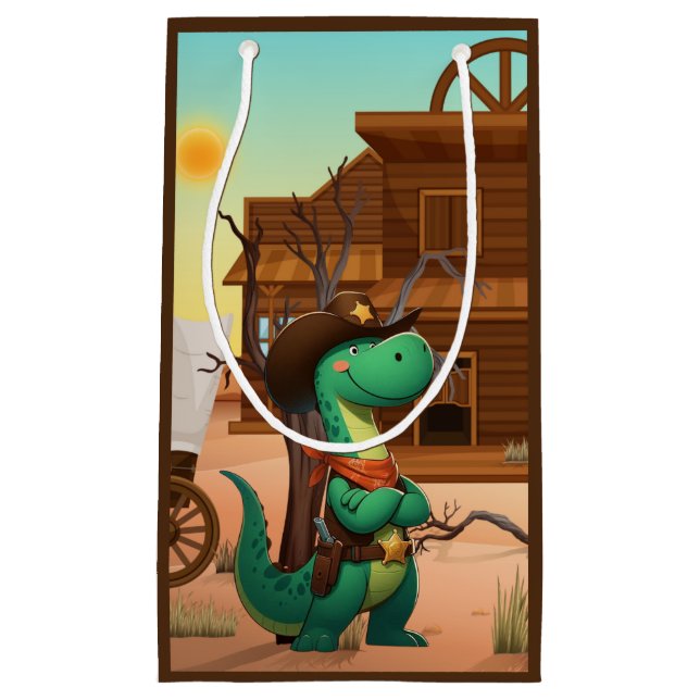Cute dinosaur sheriff/cowboyinna (Framsidan)