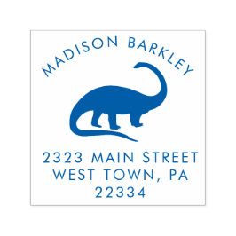 Cute Dinosaur Självfärgande Stämpel