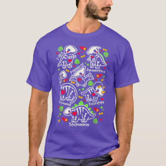 Cute Dinosaur Skeletons T Shirt