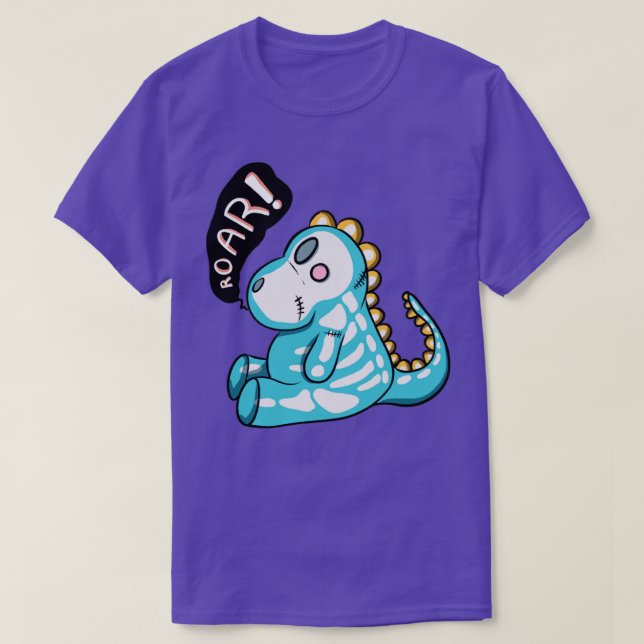 Cute dinosaur skelett t shirt (Design framsida)