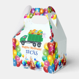 Cute Dinosaur sopor lastbil-ballongpojke Presentaskar