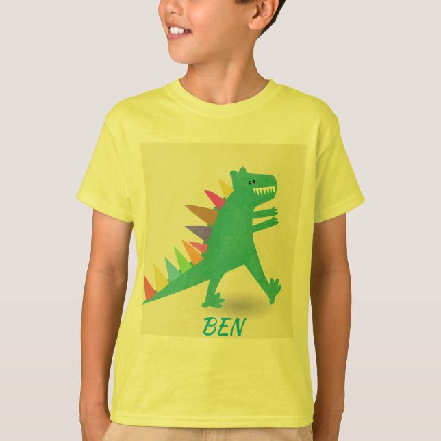 Cute dinosaur T-Shirt (Framsida)