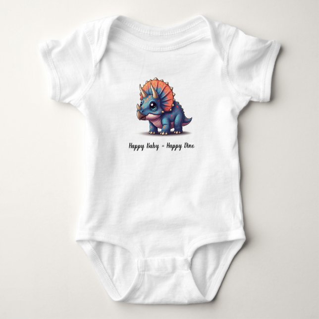 Cute Dinosaur T Shirt (Framsida)