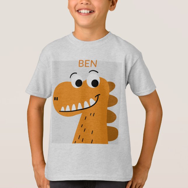 Cute dinosaur T-Shirt (Framsida)