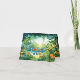 Cute Dinosaur - tackkort