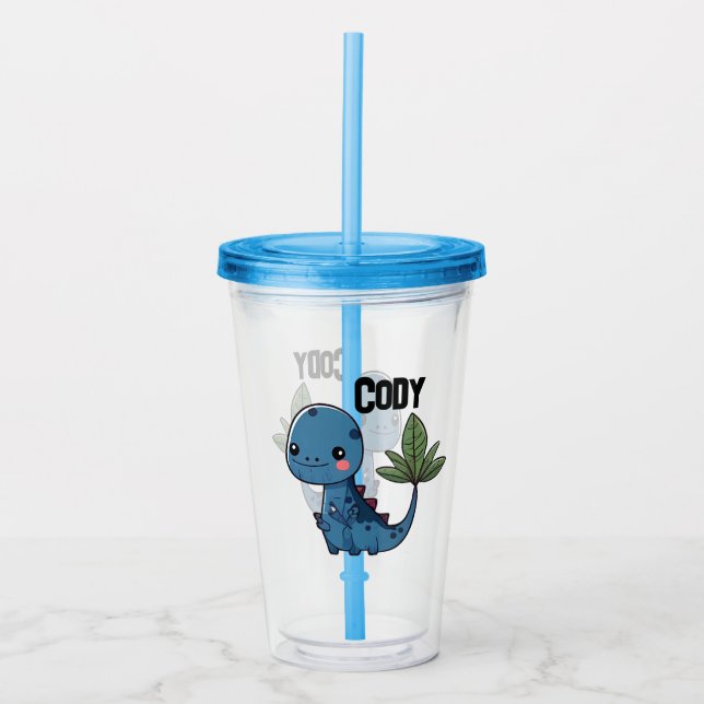 Cute Dinosaur Take Away Mugg (Framsida)