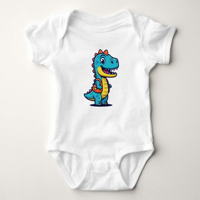 Cute Dinosaur Toddler Design – Adorable Dino Kids  T Shirt (Framsida)