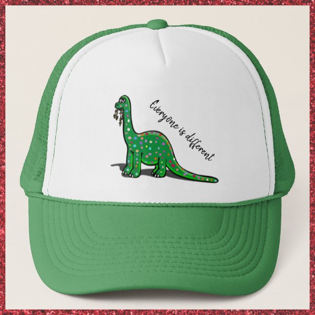 Cute Dinosaur-Truckerkeps Keps (Bookmark my store! https://www.zazzle.com/store/capricepetit)