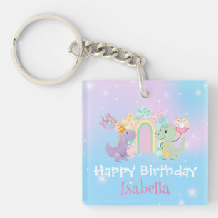 Cute Dinosaur Unicorn Rainbow ballong Birthday